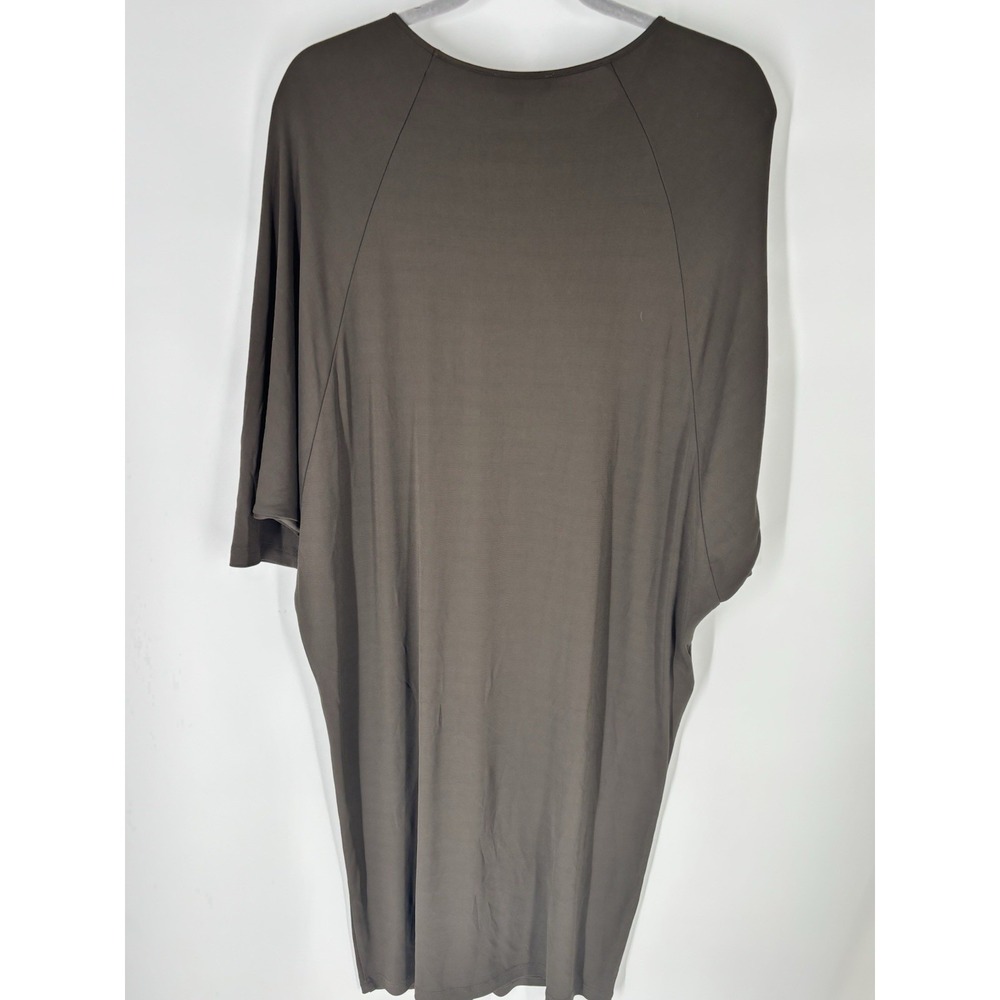 Michael Kors Collection Italy Womens Brown Dolman Sleeve Dress Sz 8 Luxe Minimal - Picture 12 of 13
